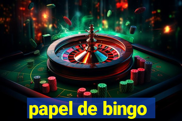 papel de bingo